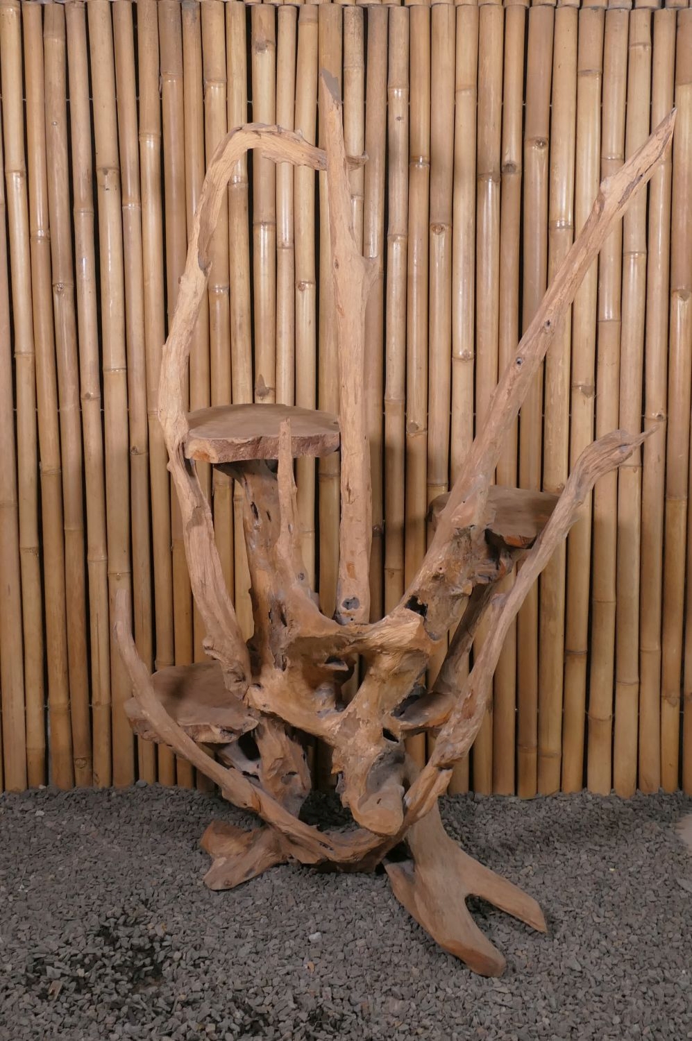  Product image 3 of the product “Shelf made of teak wood about approx. 150cm height ”